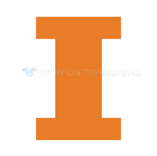 Illinois Fighting Illini Iron-on Stickers (Heat Transfers)NO.4608